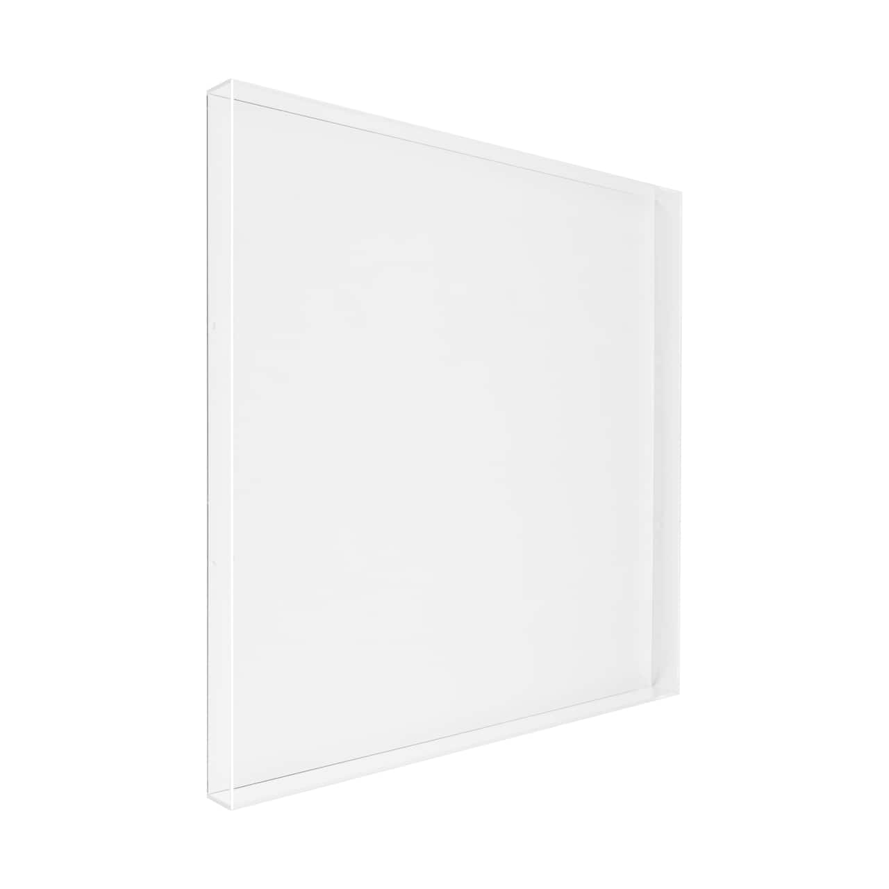 Wexel Art 2" UV Grade Clear Acrylic Backless Shadowbox Lid